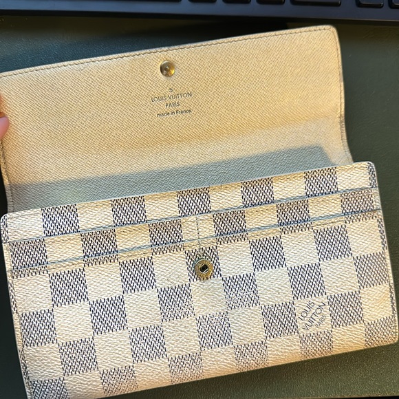 Louis Vuitton LV Hand Bag Speedy 30 White Damier Azur Purse - Picture 8 of 14